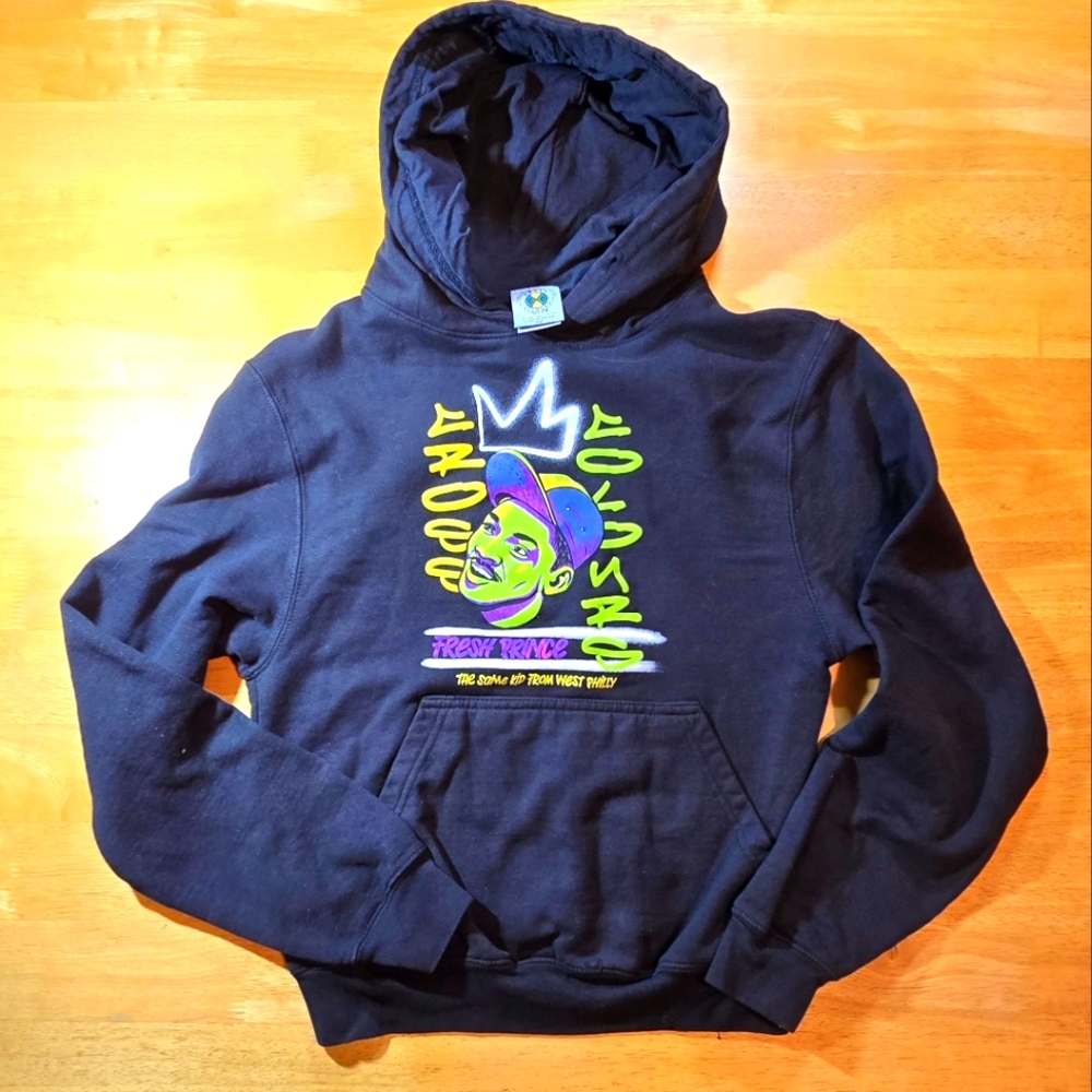 Vintage Cross Colours Size XS Will Smith Fresh Prince Hoodie